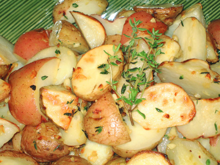 garlic potatoes impression